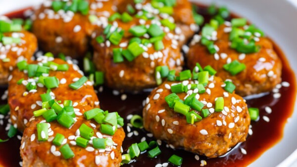 Teriyaki meatballs