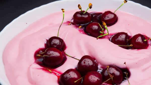 Cherry dump salad whipped topping pudding dessert