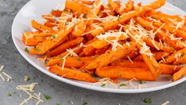 Garlic parmesan carrot fries