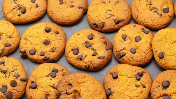 Pumpkin chocolate chip cookies